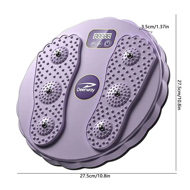 Waist Twisting Disc Fitness Board Weight Lose Trainer Magnetic Massage Wriggling Plate Twister Non-Slip Base Exercise Equipment