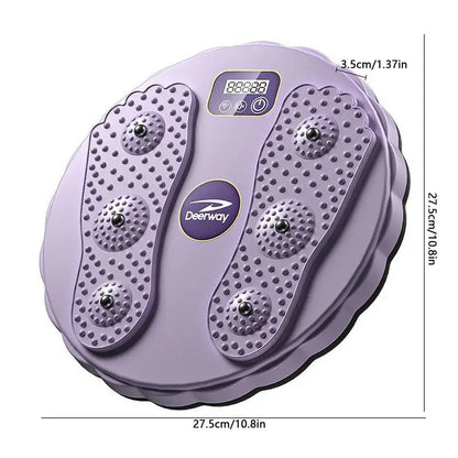 Waist Twisting Disc Fitness Board Weight Lose Trainer Magnetic Massage Wriggling Plate Twister Non-Slip Base Exercise Equipment