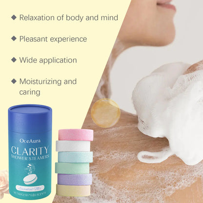Shower Steamers Tablets Aromatherapy Relieve Physical Fatigue Stress Improve Mood Enhance Sleep Quality Relaxing Bath Bombs Set