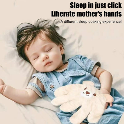 Baby Sleep Aid Pacify Hand Glove Gentle Comfortable Cotton Automatic Patting Sleep Toy for Comfortable Newborns Sleeping