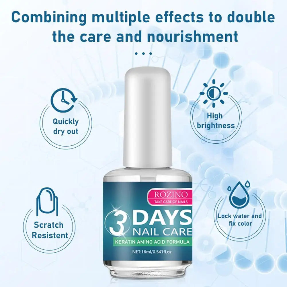 Nail Treatment Oil 16ml, Nourishing Cuticle Oil for Growth, Strengthening & Repairing Nail Care, High Shine Nail Gloss Polish