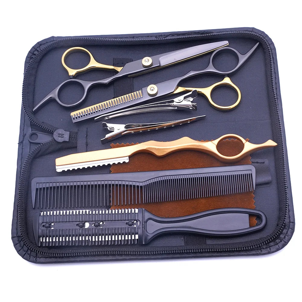 Hair Thinning & Texturizing Kit Barber Scissors for Layering/Cutting/Styling,Ergonomic Stainless Steel Shears for Salon&Home Use