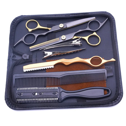 Hair Thinning & Texturizing Kit Barber Scissors for Layering/Cutting/Styling,Ergonomic Stainless Steel Shears for Salon&Home Use
