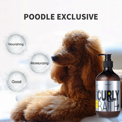 Poodle Dog Shampoo Gentle Brightening Formula Enhances Fur Shine Softness Cleansing Deodorant For Dogs