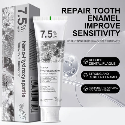 Toothpaste 7.5% Nano-hydroxyapatite Toothpaste New Oral Cleaning Toothpaste Refreshing Breath Removing Tooth Stains Adult Use