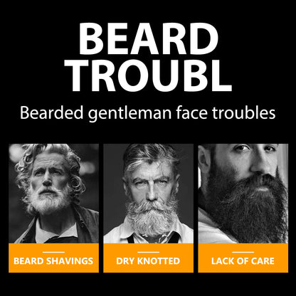Beard Balm For Men Facial Hair Beard Growth Wax Thicking Softens Moisturizing Nourishing Professional Mustache Cream Beard Care