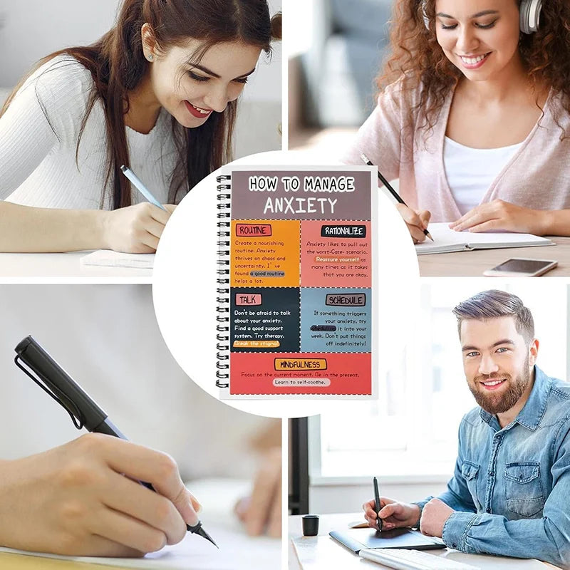 Stress Book, Emotion Regulation Guide, Portable Emotional Regulation Diary For Mental Health At Home And School