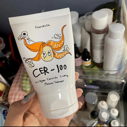 Korean Cer-100 Hair Treatment Care Mask Protein Coating Collagen Keratin Repair Damaged Prevent Hair Breakage Improve Frizz