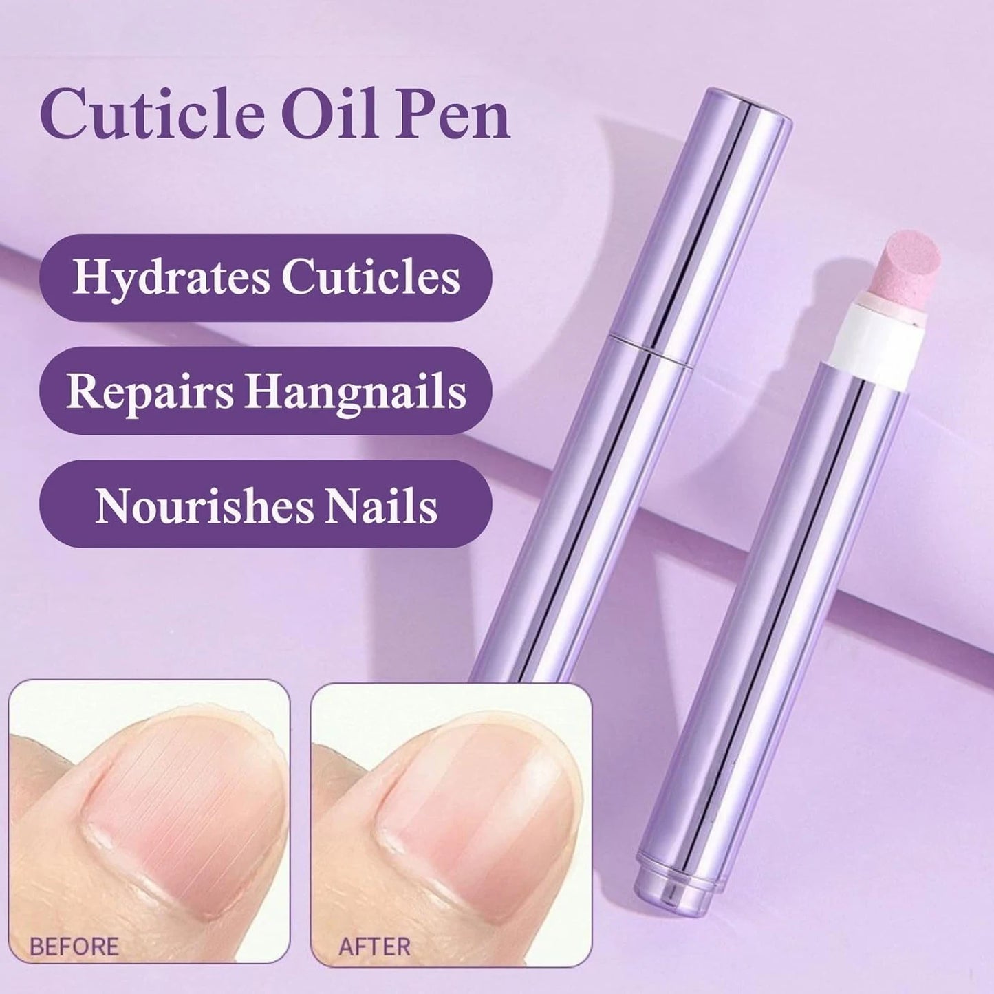 New Anti-barb Nail Cuticle Oil Ceramic Cuticle Remover Pen Nails Damage Care Nourishing Nail Nutrition Oil Pen for NailTreatment
