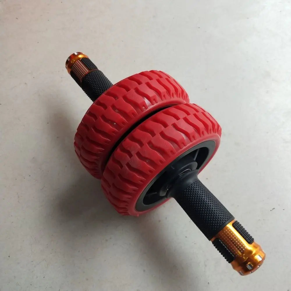 Ergonomic Grip Abdominal Workout Roller Strong Load Bearing Single-wheel Ab Roller Wheel Strengthen Muscle Non-slip
