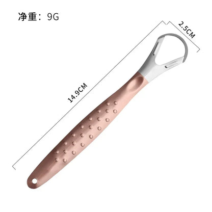 New Silicone Tongue Scraper Tongue Cleaner Remove Halitosis Tongue Coating Oral Care Scraping Brush Oral Care Tool