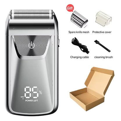 Electric Razor Electric Shaver Rechargeable Shaving Machine for Men Shaver Beard Razor Wet-Dry Use Beard Trimmer Shaving Machine