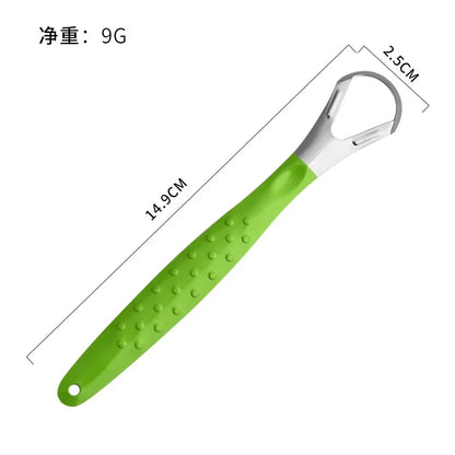 New Silicone Tongue Scraper Tongue Cleaner Remove Halitosis Tongue Coating Oral Care Scraping Brush Oral Care Tool