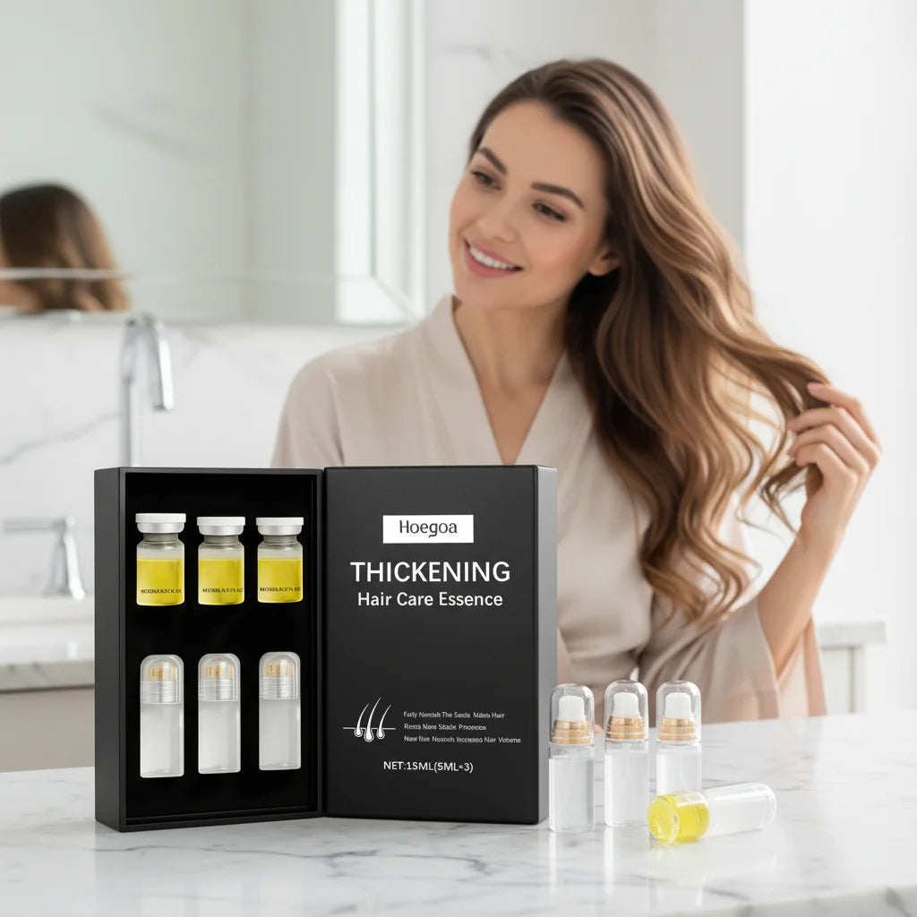 Hair Care Kit with Roller Applicator - Comfort Scalp Massage, Long-Lasting Daily Moisturizing & Hair Nourishing