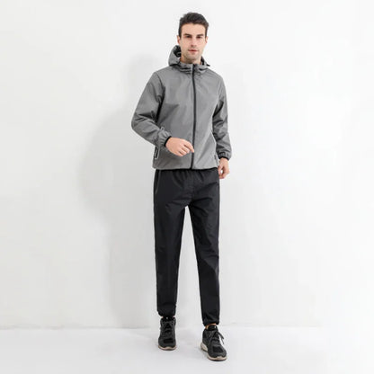 Profession Sauna Suit Men Boxing Training Waterproof Sportswear for Women Gym Clothing Full Body Sweating Suits for Weight Loss