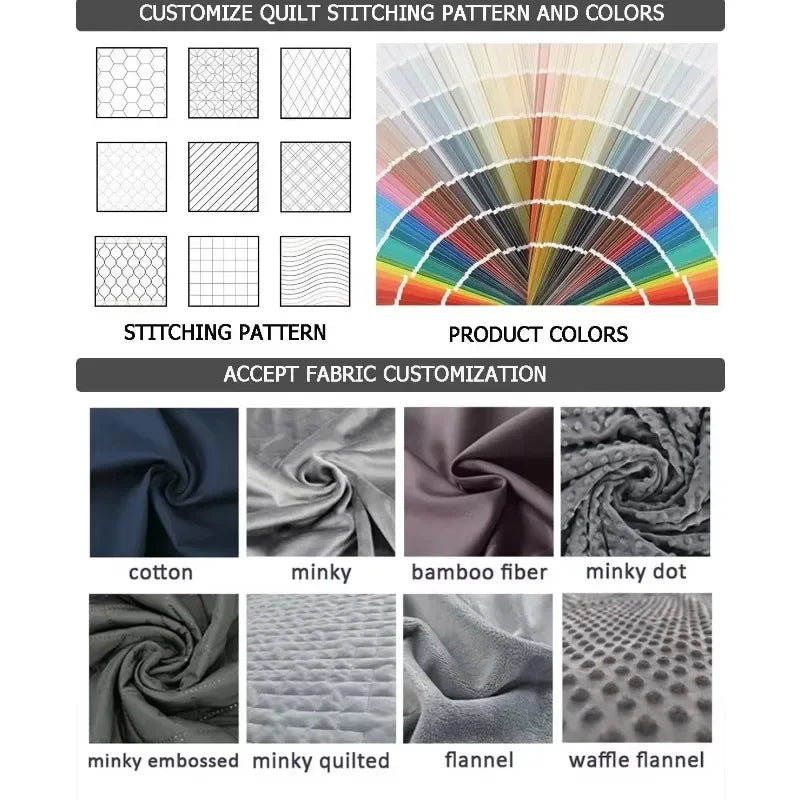 Weighted Blanket 15lbs 20lbs 25lbs for Adults, Heavy Gravity Blanket for Anxiety Relief and Autism, Cooling Weighted Therapy