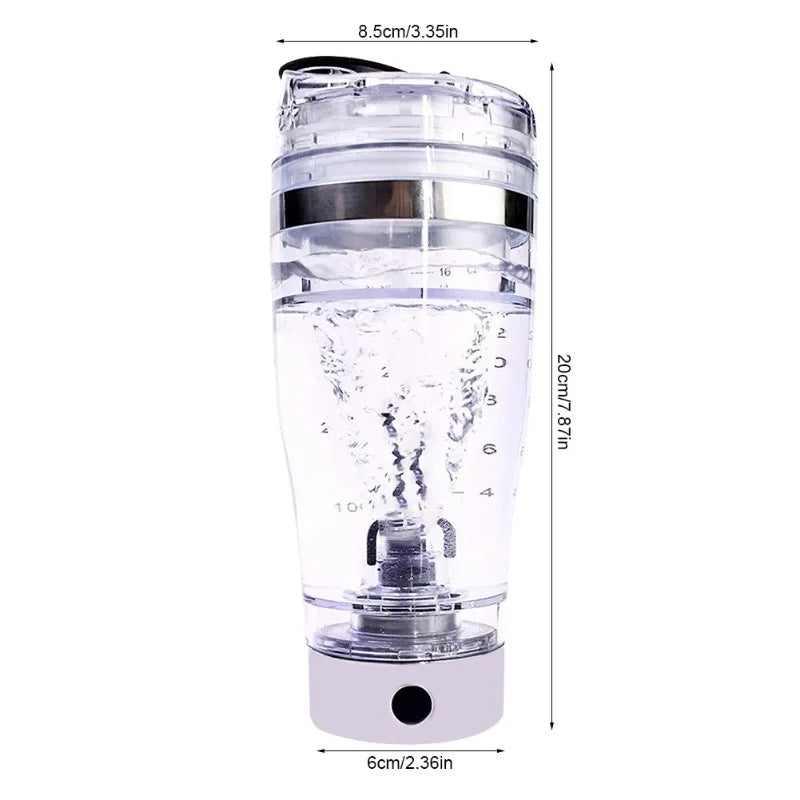 1pc Electric Mixing Cup Portable Protein Powder Shaker Bottle Mixer Bottle Protein Shaker Protein Cup Shaker Fitness Tools