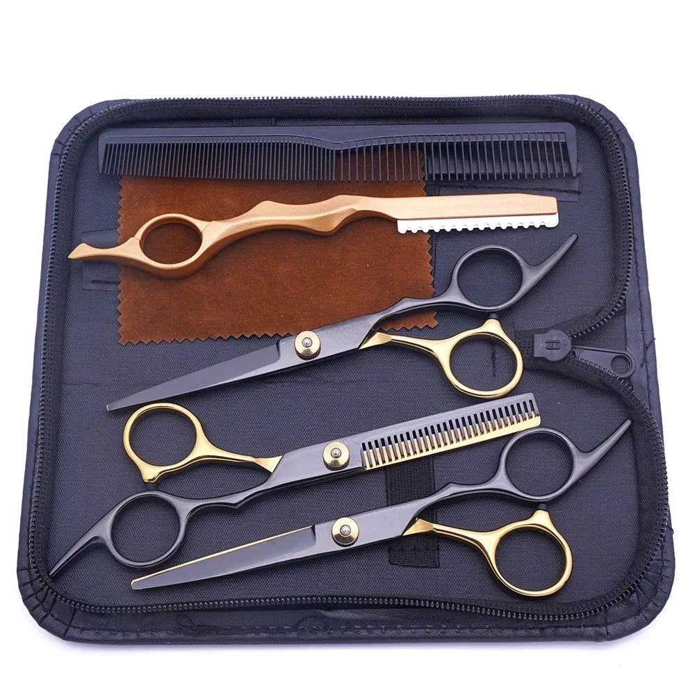 Hair Thinning & Texturizing Kit Barber Scissors for Layering/Cutting/Styling,Ergonomic Stainless Steel Shears for Salon&Home Use