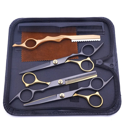 Hair Thinning & Texturizing Kit Barber Scissors for Layering/Cutting/Styling,Ergonomic Stainless Steel Shears for Salon&Home Use