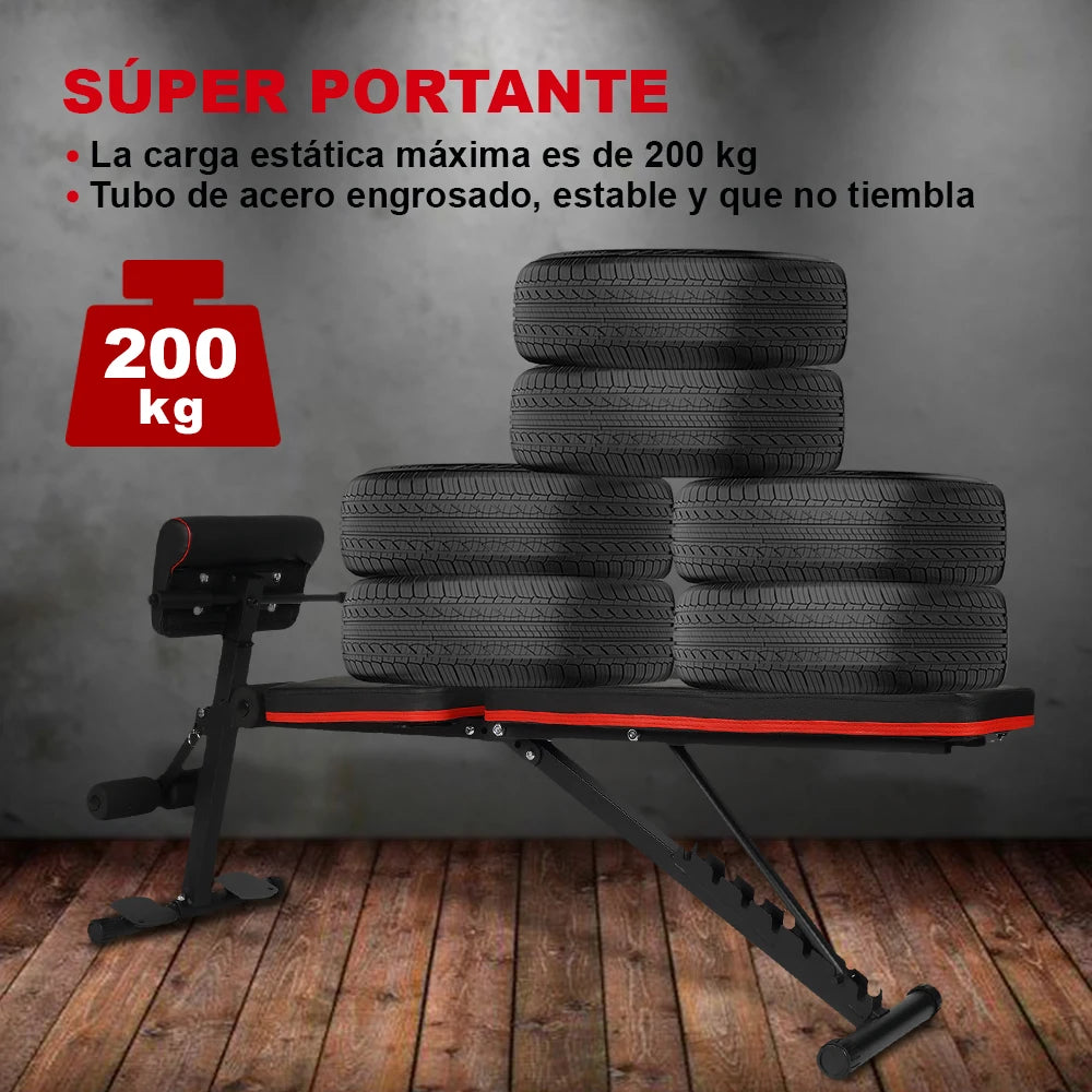 Foldable Weight Bench Incline Weight Bench Multifunctional Bodybuilding for Full Body Workout Fitness Machine Home Gym for Men