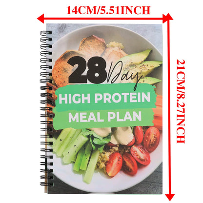 28 Day High Protein Diet Plan Handbook - Weight Loss and Balanced Meal Planning for Vegetarianism and Meat Choices