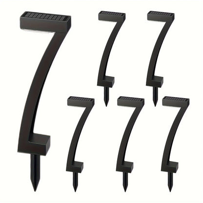 6Pack Bright Solar Outdoor Lights,  Auto On/Off