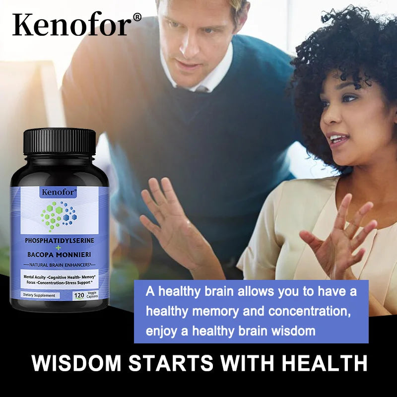 Phosphatidylserine,brain Health Supplement,supports Healthy Thinking and Cognitive Function,Enhances Memory,Enhances Creativity