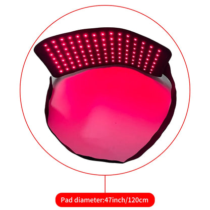 Red Light Therapy Belt Infrared LED Relax Devices for Body Back Knee Hands Feet Relief Portable 660nm 850nm Light Pad