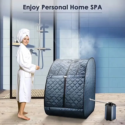 1000W Foldable Steam Generator Household Fumigation Sauna Box Portable Whole Body Spa Machine for Home Bathing And Hydrotherapy
