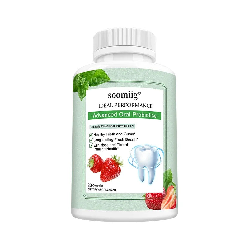 Probiotics for Adults, Best Breath Oral Dental Probiotics for Teeth & Gums, Dry Mouth, Gum Restore, Fresh Breath, Gut Health