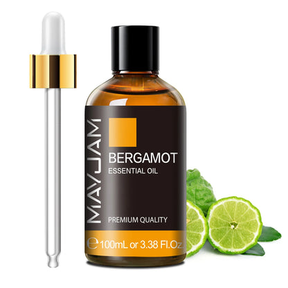 100ML 500ML Plant Essential Oils Aromatherapy Cedar Bergamot Lavender Oregano Fragrance for Humidifier Diffuser Making Perfume