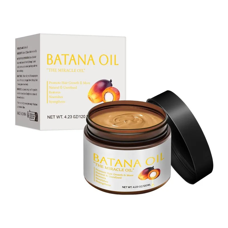 New Batana Hair Mask Nourish Smooth Repair Dry Hair Treat Damaged Split Ends for Colored Heat Styled Hair Care