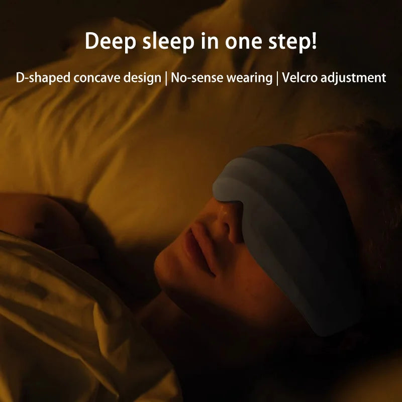 Eye Mask Sleep 3D Stereoscopic Sleep Aid For Men Women Adult Sleeping Block Out Light Relieve Fatigue Travel Blindfold