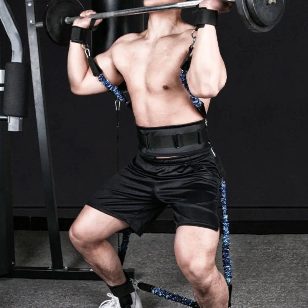 Professional Fitness Boxing Training Resistance Band Stretching Strap Portable Resistance Bands Enhance Power Elastic Rubber