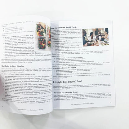 Super Simple Mediterranean Diet Cookbook for Seniors: Eat Healthy, Support Longevity & Control Weight