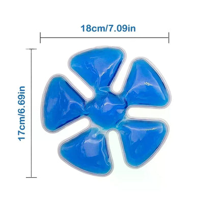Cooling Cap Liner Mat Hot & Cold Compress PVC Gel Ice Pack Cool Riding Helmet Hat Pad Head Cool Down Cold Pack For Outdoor