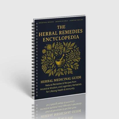 Natural Healing Handbook Spiral Bound Guide With Herbal Remedies And Recipes For Heart Health Blood Sugar Focus Boost