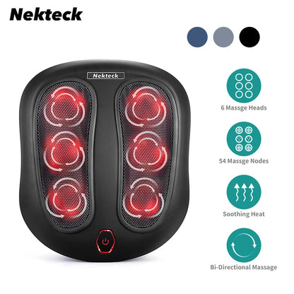 Electric Foot Massager with Heat Compress