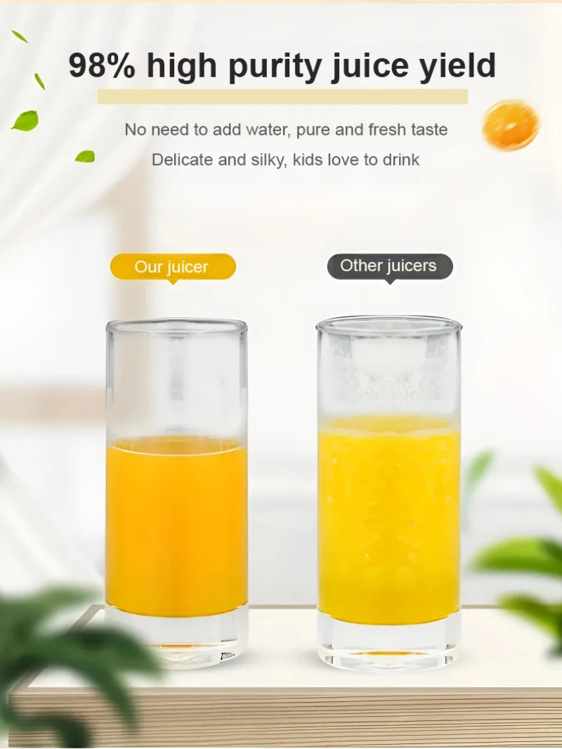 【EU Plug】 Household Large-diameter High-power Juicer Multi Functional Juicer with Residue Separation Function