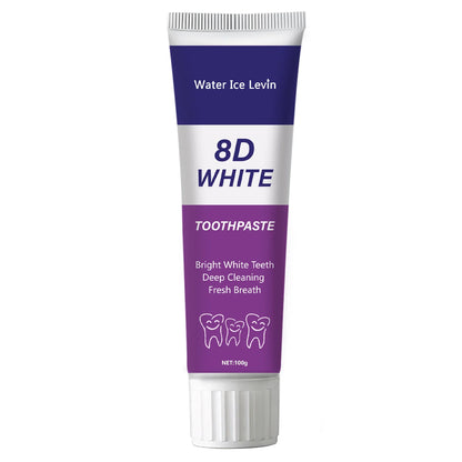 Purple Teeth Whitening Toothpaste - Alcohol-Free, Sulfate-Free, Rich in Apatite, Deep Cleansing and Mineral Regeneration