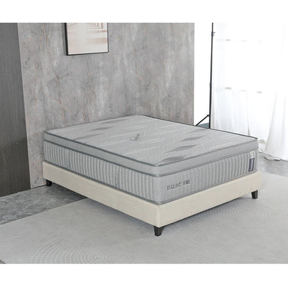 Good Quality Factory Wholesale 14 Inch Full Size Hybrid Mattress Memory Foam Plush Fiberglass-Free Pocket Spring Hybrid Mattress