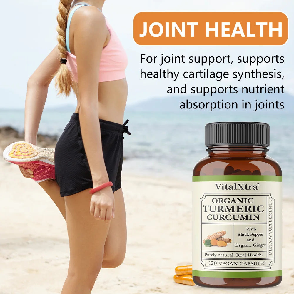 Turmeric Curcumin with Black Pepper,with 95% Curcuminoids,Extra Strength Turmeric,Enhanced Absorption,Joint Support Supplement