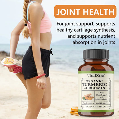 Turmeric Curcumin with Black Pepper,with 95% Curcuminoids,Extra Strength Turmeric,Enhanced Absorption,Joint Support Supplement