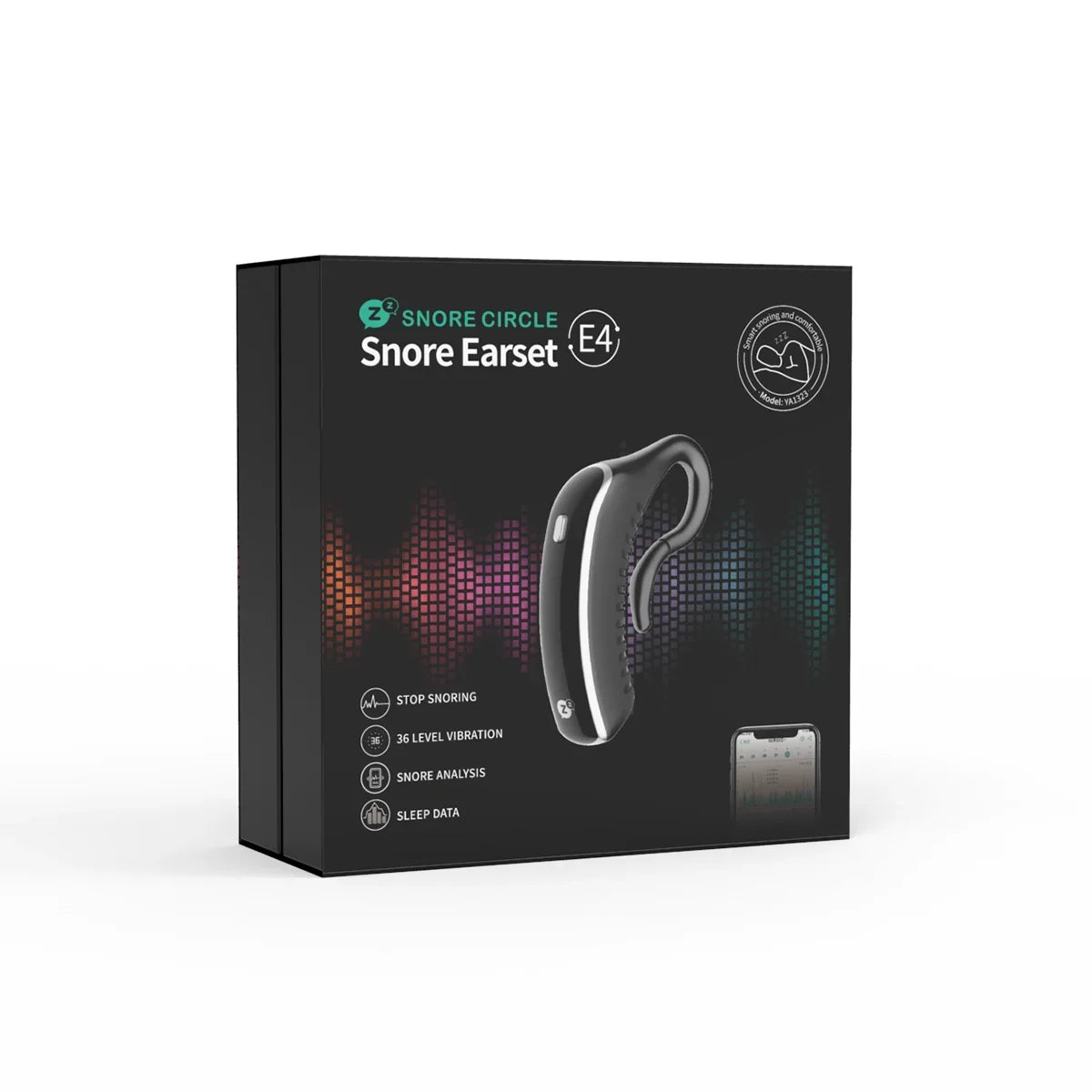 Anti Snoring Earset Smart Device for Adult Effective Safe Ear Sleep Aid Analyze Real-Time Sleep and Snoring Data Wirelessly