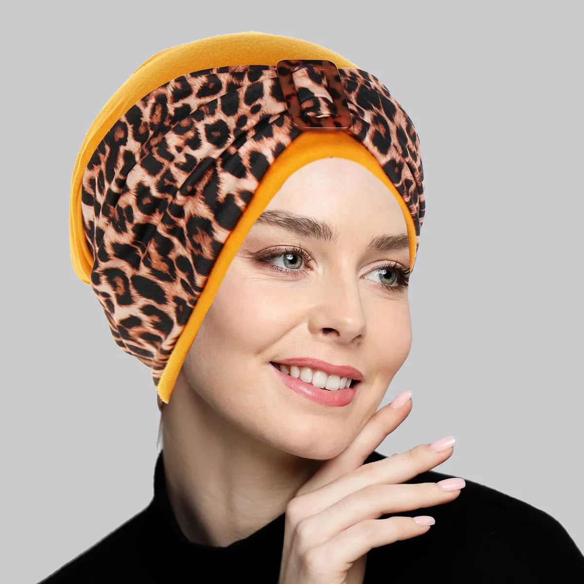 Women Turban Muslim Headscarf Twist Knot India Hat Chemo Cap Bandanas Hair Accessories  Hijab Beanie Bonnet Head Wrap