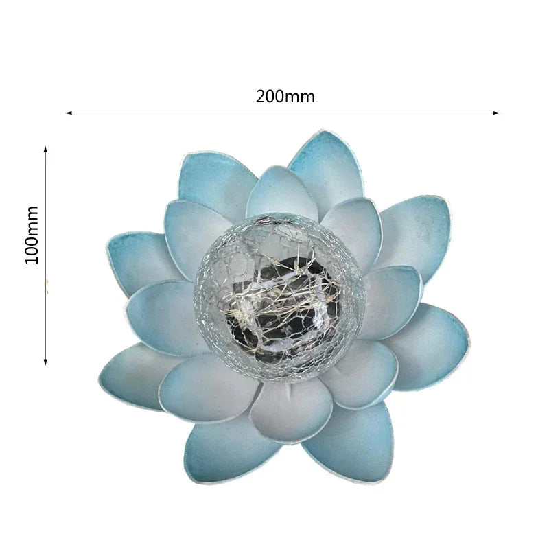 Solar Garden Lights Outdoor Waterproof LED Lotus Sunlight Yard Patio Lawn Path Driveway Decor Landscape Lights Garden Decoration