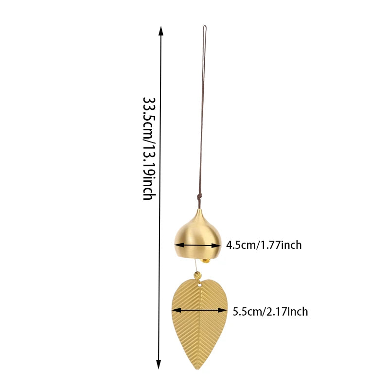 Japanese Wind Chimes Copper Wind Bells Yard Garden Decorations Outdoor Wind Music Home Decoration Landscape Bell Sound NEW
