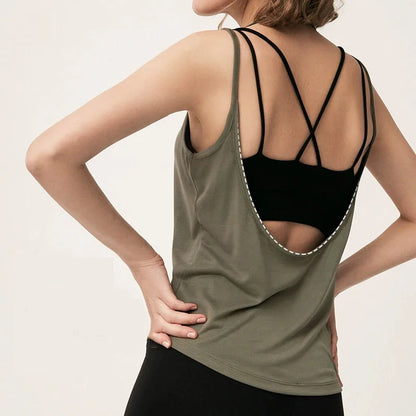 Sports Shirts Breathable Workout Tops Fitness Sportswear Female Backless Yoga Clothing Sport Crop Tops Women Gym Top