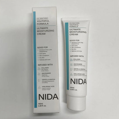 Korea NIDA Skin Care Kit - Ultimate Moisturizing Cream, Retinol Probiotic Eye Cream, TXA Renewal Essence, For All Skin Types