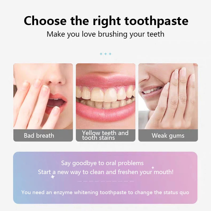 Clean Toothpaste Cleans Mouth Teeth Removes Odors Leaves A Lasting Fragrance Removes Tooth Stains Bright White Toothpaste 2026